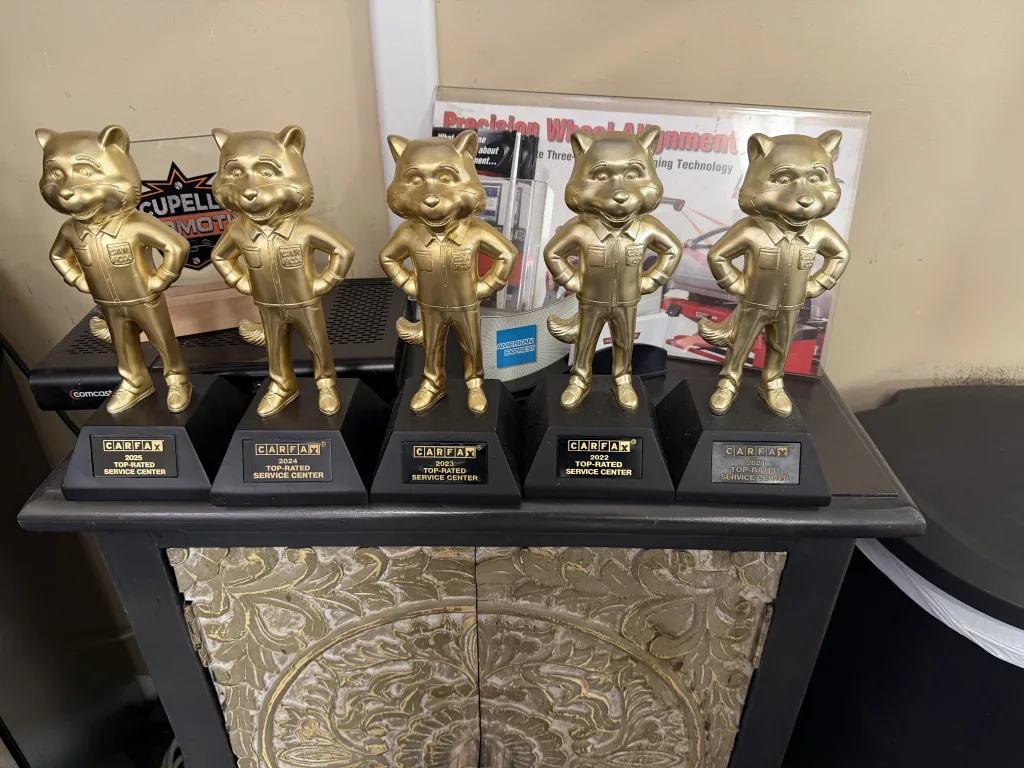 CARFAX top service center award winner 2021-2025